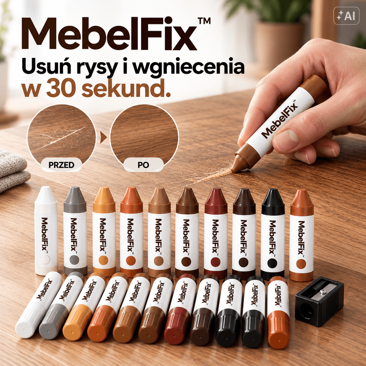 MebelFix™ - Kompletny Zestaw Do Naprawy Mebli